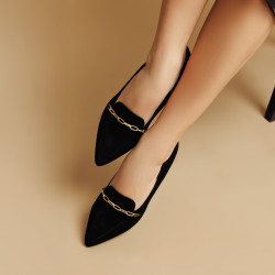 Ballerine donna 1327 nero velluto lifestyle