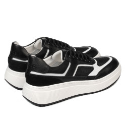 Scarpe sportive donna 6087 nero combinato