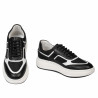 Scarpe sportive donna 6087 nero combinato