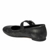 Ballerine donna 1314 nero stampato
