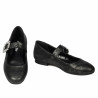 Ballerine donna 1314 nero stampato