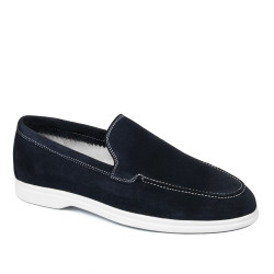 Mocassini uomo 980 indigo velluto