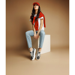 Scarpe sportive donna 6089 jeans nero combinato lifestyle