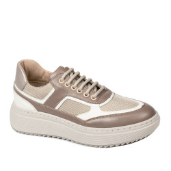 Scarpe sportive donna 6087 sabbia combinata