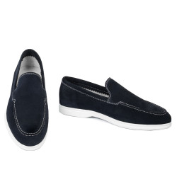 Mocassini uomo 980 indigo velluto