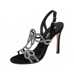 Sandali donna 1317 nero velluto