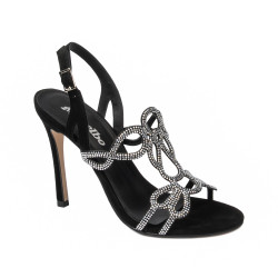 Sandali donna 1317 nero velluto