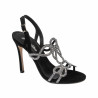 Sandali donna 1317 nero velluto