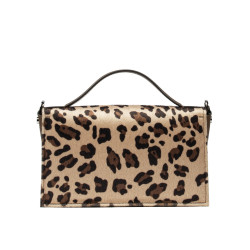 Borsa donna a mano 039g 01 cavallino leopardo