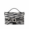 Borsa donna a mano 039g 01 cavallino zebra