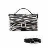 Borsa donna a mano 039g 01 cavallino zebra