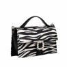 Borsa donna a mano 039g 01 cavallino zebra