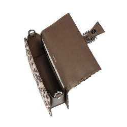 Borsa donna a mano 039g 01 cavallino leopardo