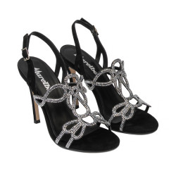 Sandali donna 1317 nero velluto