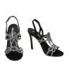 Sandali donna 1317 nero velluto