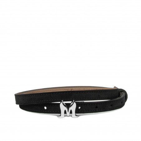 Cintura donna 42-1mc nero velluto