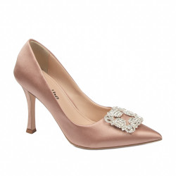 Scarpe eleganti donna 1339 satin nude