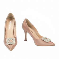 Scarpe eleganti donna 1339 satin nude