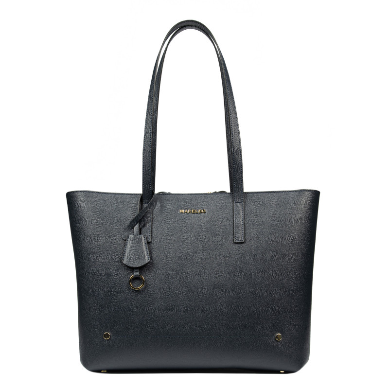 Borsa da donna a tracolla 034g indigo safiano