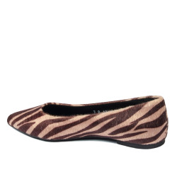 Ballerine donna 1341 zebra camel
