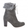 Stivali donna 3266 antracite velour