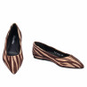 Ballerine donna 1341 zebra camel