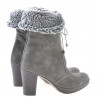 Stivali donna 3266 antracite velour