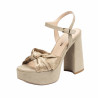 Sandali donna 1310 sabbia velour
