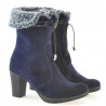 Stivali donna 3266 indaco velluto