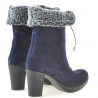 Stivali donna 3266 indaco velluto