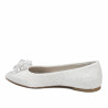 Ballerine donna 1354 raso bianco