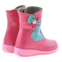 Stivaletti per bambini piccoli 20c rosa combinato