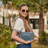 Borsa da donna a tracolla 024g 01 biz blu lifestyle