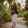 Sandali donna 1317 nero velluto lifestyle