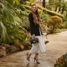 Sandali donna 1317 nero velluto lifestyle