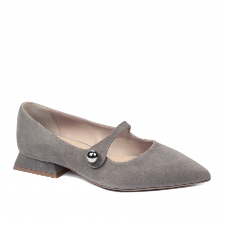 Ballerine donna 1340 sabbia velluto