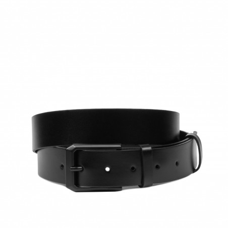 Cintura uomo 15b nero lucido