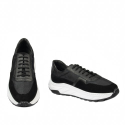Scarpe casual/sport uomo 986 nero combinato