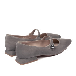 Ballerine donna 1340 sabbia velluto