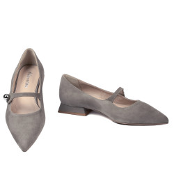Ballerine donna 1340 sabbia velluto