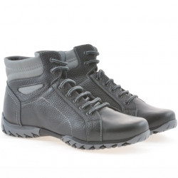 Stivaletti uomo 460 nero+grigio