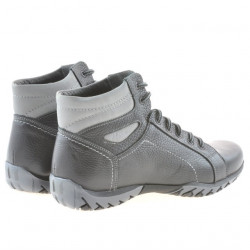 Stivaletti uomo 460 nero+grigio