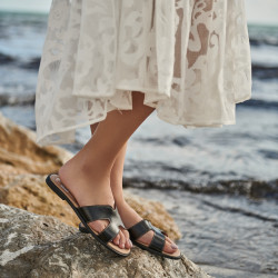 Sandali donna 5111 nero lifestyle