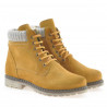 Stivaletti donna 3269 giallo velour
