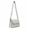 Borsa da donna a tracolla 040g 01 grigio perla