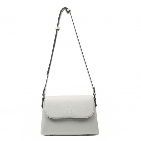 Borsa da donna a tracolla 040g 01 grigio perla