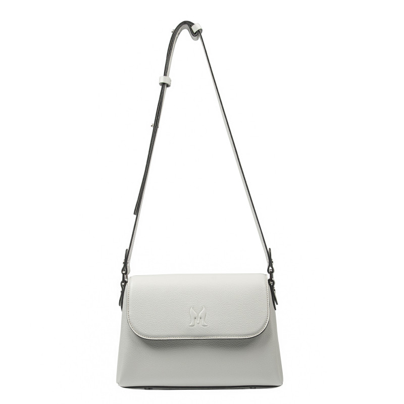 Borsa da donna a tracolla 040g 01 grigio perla