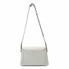 Borsa da donna a tracolla 040g 01 grigio perla
