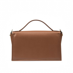 Borsa donna a mano 039g marrone cognac