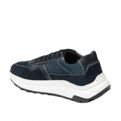 Scarpe casual/sport uomo 986 indaco combinato